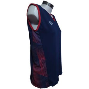 Polera Sin Mangas Franja Puntos