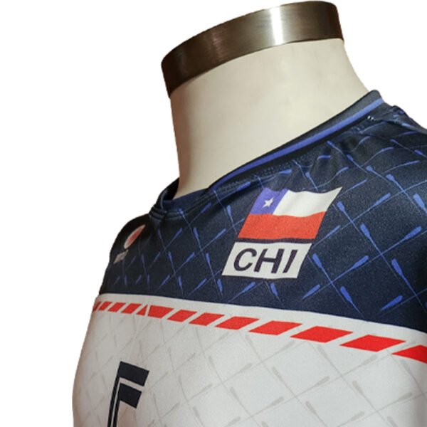 Camiseta de juego Oficial Blanca - Selección de Voleibol de Chile - Imagen 3