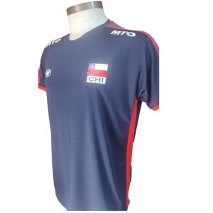 Camiseta Entrenamiento Selección- Azul con mangas