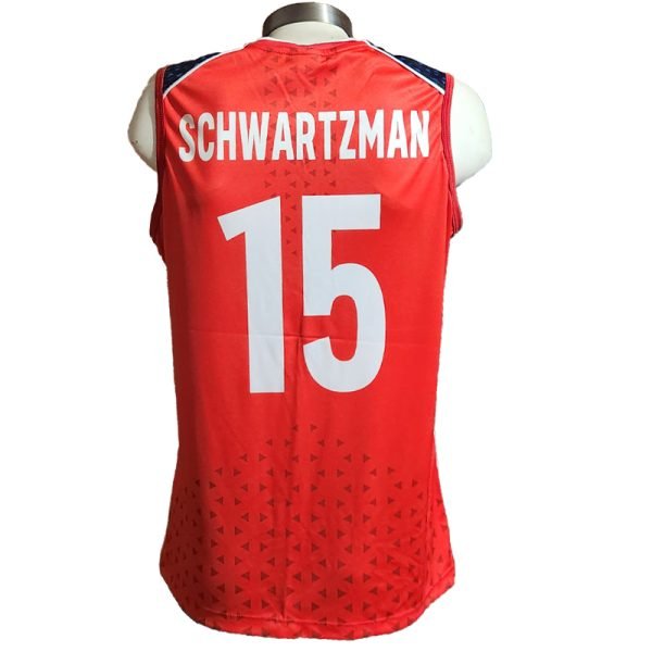 Camiseta de juego Oficial Roja 2024 – Selección de Voleibol de Chile - Imagen 2