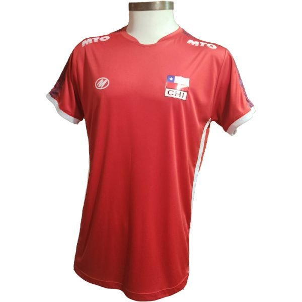 polera entrenamiento roja varon